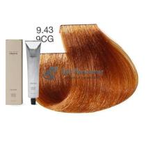 Стійка фарба для волосся 9.43 / 9CG Дуже світлий блондин мідно-золотистий Colour Previa, 100 мл