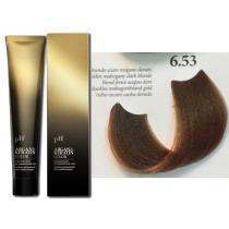 Фарба для волосся з Арганом і кератином 6.53 золотий махагон темний блондин pH laboratories pH Argan & Keratin, 100 мл