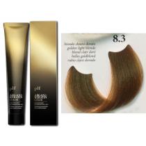 Фарба для волосся з Арганом і кератином 8.3 золотий світлий блондин pH laboratories pH Argan & Keratin, 100 мл