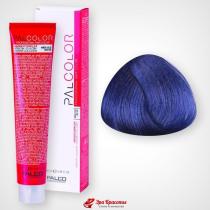 Крем-фарба для волосся синій Palco, 100 мл